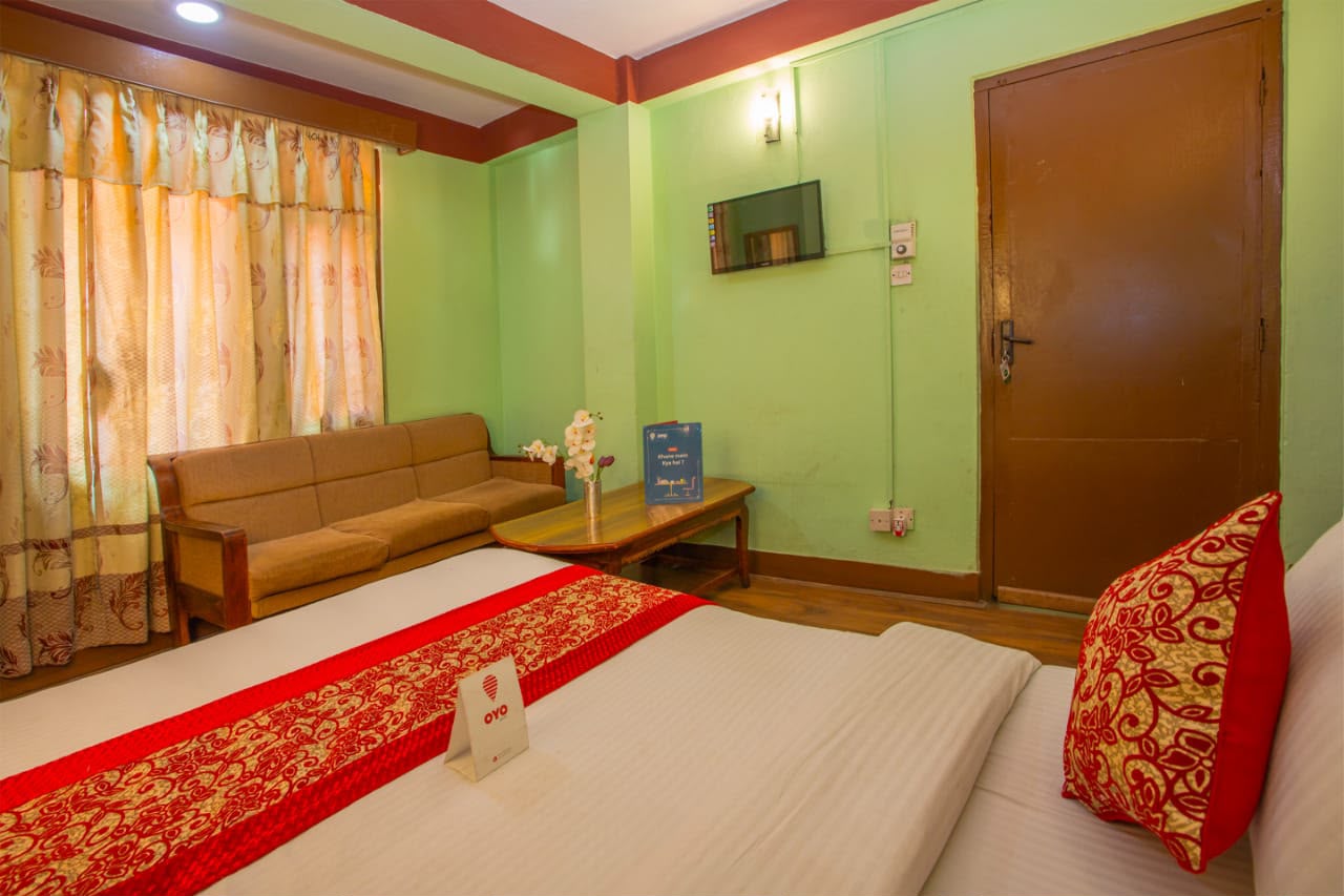 Guest room view at Hotel Green Orchid, Thamel